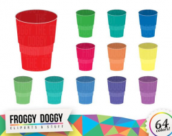 Party Cup Clipart, Plastic Cup Clipart, Party Clipart ...