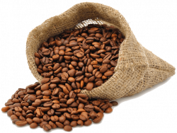 Coffee Beans Bag Side Open transparent PNG - StickPNG