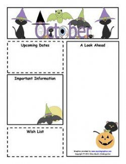October Monthly Newsletter Template - Customizable ...