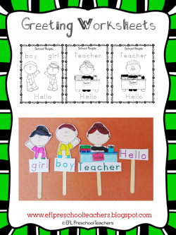 ESL/EFL Preschool Teachers: greetings #EFL #ESL #ELL | ESL Preschool ...