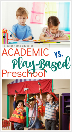 What You Need to Know about Academic vs. Play Based Preschool