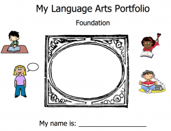 My Language Arts Portfolio for students. Use this ...