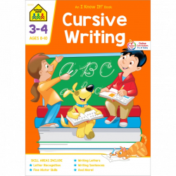 Cursive Writing 3-4 Workbook Shows Kids Proper Cursive ...