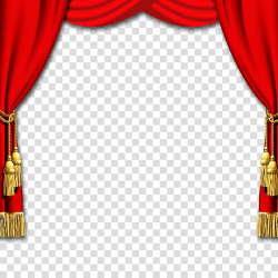 Red curtains illustration, Theater drapes and stage curtains ...