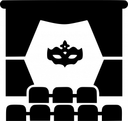 Actor Cinema Curtain Mask Show Stage Theatre Video Svg Png Icon Free ...