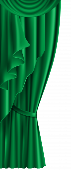 Curtain Green Transparent PNG Clip Art Image | Gallery Yopriceville ...