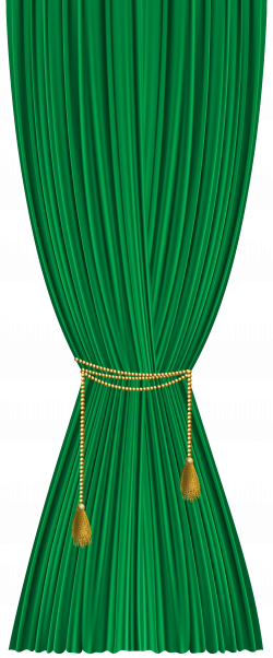 Green Curtain Decorative Transparent Image | Gallery Yopriceville ...