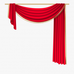 Curtains Clipart - Transparent Red Curtain Png #984320 ...
