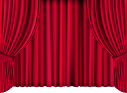 Red Curtains PNG Clip Art - Best WEB Clipart