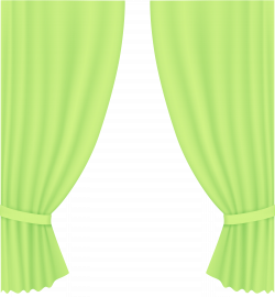 Transparent Curtain Chartreuse Clip Art PNG Image | Gallery ...