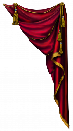 Transparent Red Curtain PNG Clipart | Gallery Yopriceville - High ...
