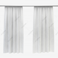 White Elegant Curtain, Material Object, Window Curtains ...