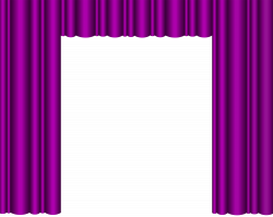 Purple Theater Curtains Transparent PNG Clip Art Image | Gallery ...