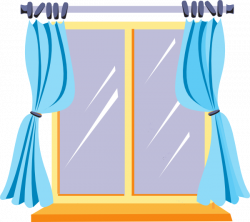 Window With Curtains Clipart | Clipart Panda - Free Clipart Images