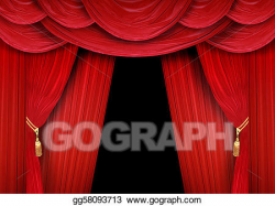 Clip Art - Opera stage . Stock Illustration gg58093713 - GoGraph