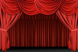 Puppet Show / theatre | Stage Curtains | a | Red curtains ...