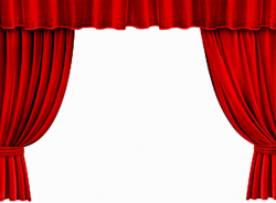 Movie Theater Clip Art | Red Curtains Opened Graphics ...