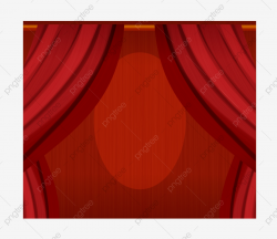 Red Semicircular Stage Decoration Curtain Curtain Head ...
