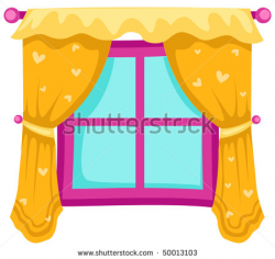 Window With Curtains Clipart | Clipart Panda - Free Clipart ...