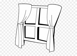 Window With Curtains Clipart - Png Download (#2955807 ...