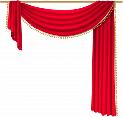 Curtain rod Window Theater drapes and stage curtains Clip art - Red ...