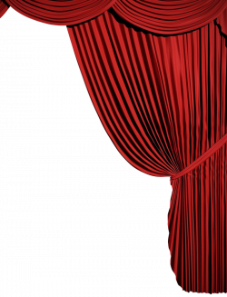 Corner Curtains Clipart Red Png - 344 - TransparentPNG