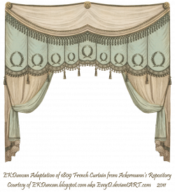 EKDuncan - My Fanciful Muse: Curtains Set the Stage - Regency ...