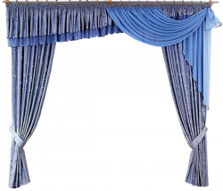 Blue Curtains Png