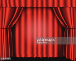 Red Velvet Theater Curtains premium clipart - ClipartLogo.com