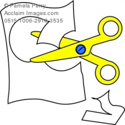 Scissors Cutting Paper Clipart | Clipart Panda - Free Clipart Images