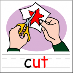 Clip Art: Basic Words: -ut Phonics: Cut Color I abcteach.com | abcteach