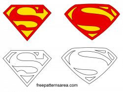 Superman Symbol Logo Vectors Stencil Design | Pinterest | Superman ...