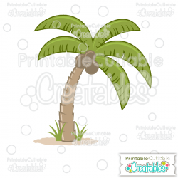 Tropical Palm Tree FREE SVG Cut File & Clipart
