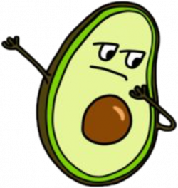 avocado dab cool nicefreetoedit - Sticker by Kiks