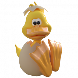 Cute Duckling, Duck, Animal, Cute PNG and PSD File for Free Download