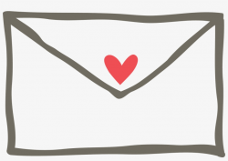 Cute Envelope Png Clipart Transparent Stock - Heart Envelope ...