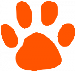 Tiger Print clipart - PinArt | Orange tiger print, homework folder ...