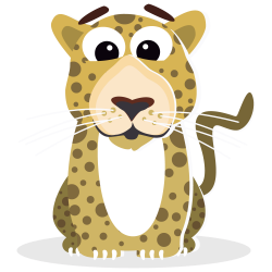 28+ Collection of Cute Leopard Clipart | High quality, free cliparts ...