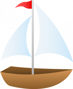 Free clip art of a cute small sailboat | Assorted free clip ...