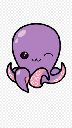 Cute Squid Drawing PNG Octopus Drawing Clipart download ...