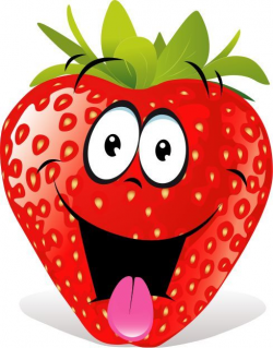 Cartoon Strawberries: | Sublimation | Fruit cartoon, Funny ...