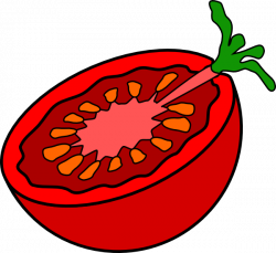 Cut Tomato Clip Art at Clker.com - vector clip art online, royalty ...