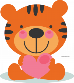 Large Cute Valentine Tigger Clipart Png Image Download - Clipartly ...