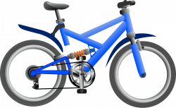 Clipart - Blue bike
