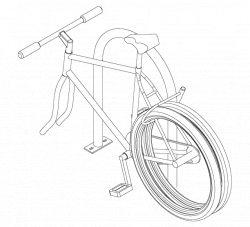 Bicycle Technical Drawing at GetDrawings.com | Free for personal use ...
