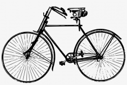 Clipart - Old Fashioned Bicycle Transparent PNG - 2400x1498 ...