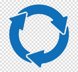 Blue arrow cycle logo, Computer Icons Process , step process ...
