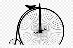 Pushbike Clipart Lowrider - Penny Farthing Bike Drawing, HD ...