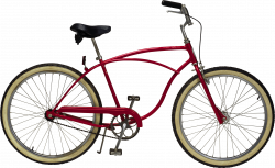 Bicycle Red Vintage transparent PNG - StickPNG
