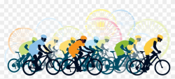 Bike Path Logo - Bicycle Race Clipart, HD Png Download ...
